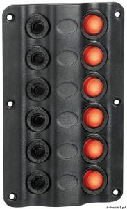 Pannello elettrico Wave 6 interruttori